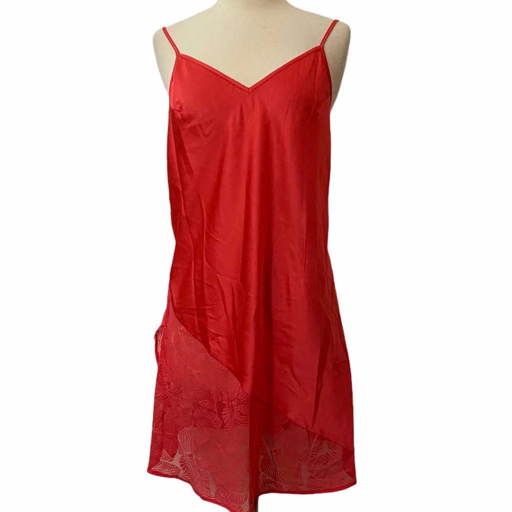 Sam Edelman Slinky Coral Chemise Slip Lingerie, Size Small, Like New